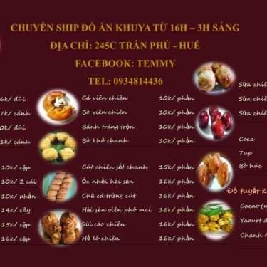 Thực đơn- Quán Ăn Tem My - Food & Drinks