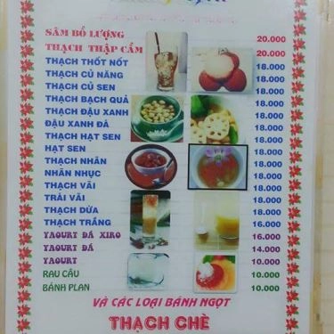 Thực đơn- Quán Ăn Thạch Chè - Nguyễn Trãi