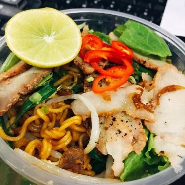Món ăn- Quán Ăn Thái Bình Ký - Hủ Tiếu Xá Xíu & Bánh Tuyết Mochi