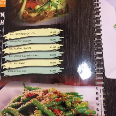 Thực đơn- Quán Ăn Thai Deli - Xuýt Xoa Vị Thái - Mai Hắc Đế