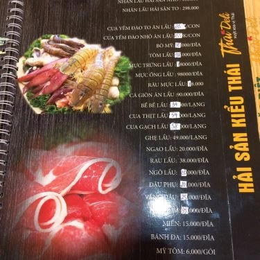 Thực đơn- Quán Ăn Thai Deli - Xuýt Xoa Vị Thái - Mai Hắc Đế
