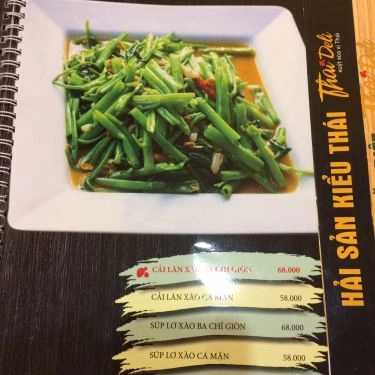 Thực đơn- Quán Ăn Thai Deli - Xuýt Xoa Vị Thái - Mai Hắc Đế