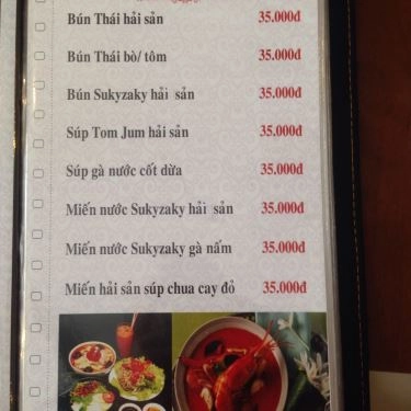 Thực đơn- Quán Ăn Thai Food
