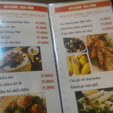 Thực đơn- Quán Ăn Thai Food