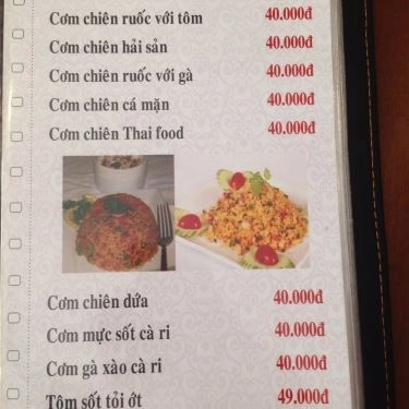 Thực đơn- Quán Ăn Thai Food