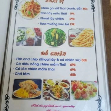 Thực đơn- Quán Ăn Thái Food - Ẩm Thực Thái