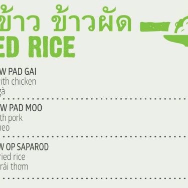 Thực đơn- Quán Ăn Thai Street - Ẩm Thực Thái