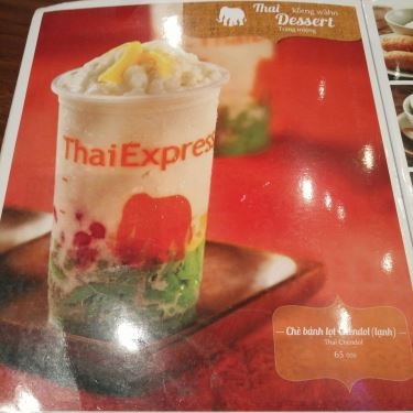 Thực đơn- Nhà Hàng ThaiExpress - AEON Mall Bình Tân