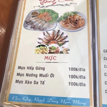 Thực đơn- Quán Ăn Thắng Cua