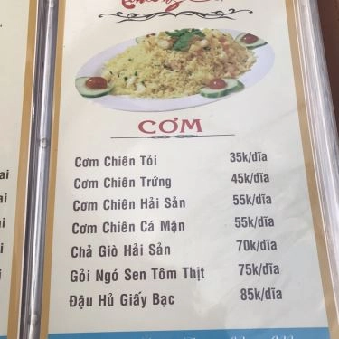 Thực đơn- Quán Ăn Thắng Cua