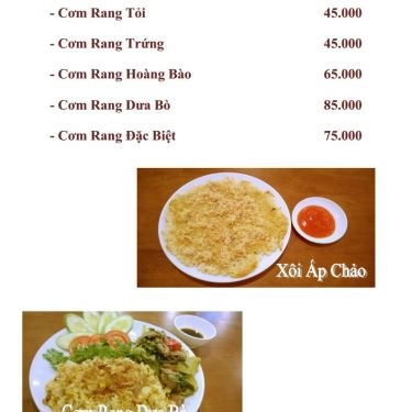 Thực đơn- Quán Ăn Thành Đạt Quán - Ẩm Thực Bắc