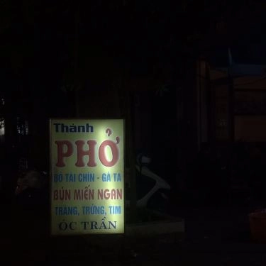 Thực đơn- Quán Ăn Thành - Phở Bò & Bún Miến Ngan