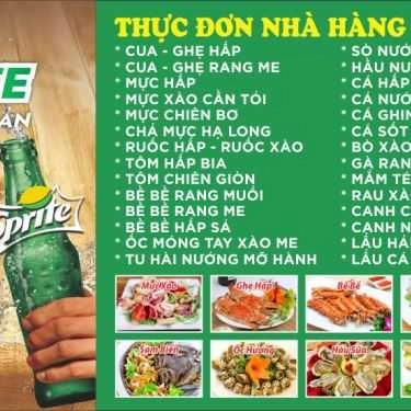 Thực đơn- Thành Thuý - Cơm Bình Dân & Lẩu Hải Sản