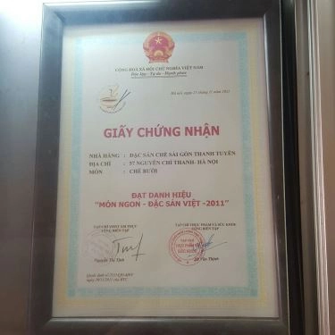 Tổng hợp- Quán Ăn Thanh Tuyền - Chè Sài Gòn