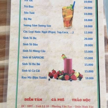 Tổng hợp- Quán Ăn Thảo Mộc - Cafe & Điểm Tâm