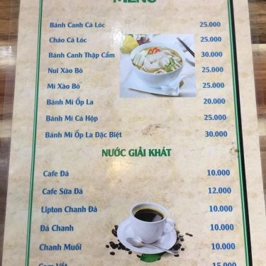 Thực đơn- Quán Ăn Thảo Mộc - Cafe & Điểm Tâm