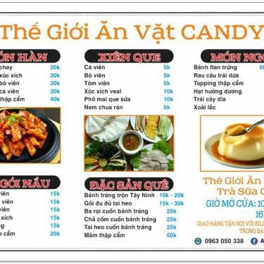 Tổng hợp- Quán Ăn Anh Candy - Thế Giới Ăn Vặt
