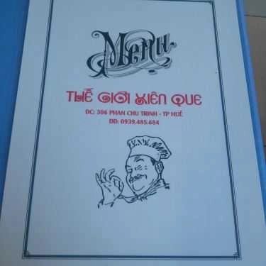 Thực đơn- Quán Ăn Thế Giới Xiên Que
