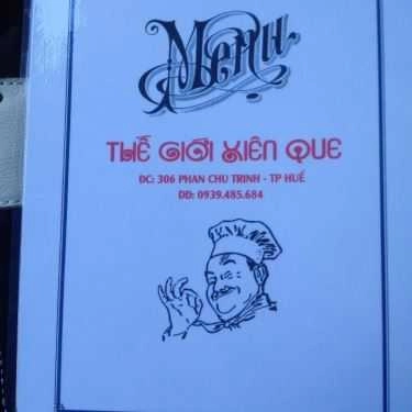Thực đơn- Quán Ăn Thế Giới Xiên Que