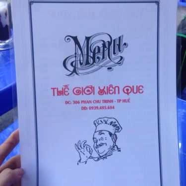 Thực đơn- Quán Ăn Thế Giới Xiên Que