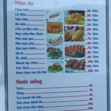 Thực đơn- Quán Ăn Thế Giới Xiên Que