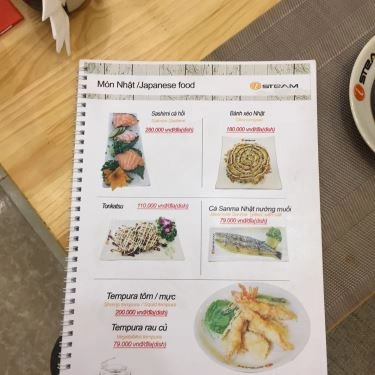 Thực đơn- Quán Ăn iSteam Restaurant - Các Món Hấp Việt Nam