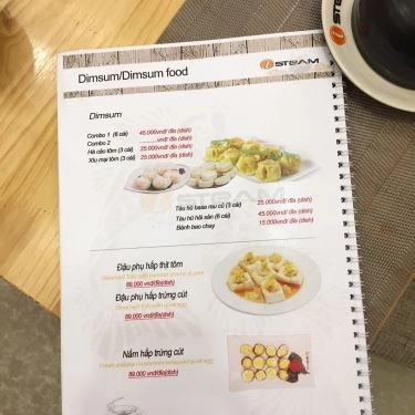 Thực đơn- Quán Ăn iSteam Restaurant - Các Món Hấp Việt Nam