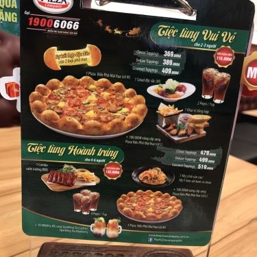 Thực đơn- Nhà Hàng The Pizza Company - Vạn Hạnh Mall