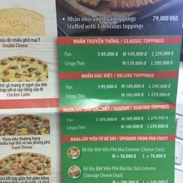 Tổng hợp- Nhà Hàng The Pizza Company - Xuân Diệu