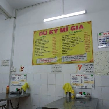 Thực đơn- Quán Ăn Thiện Ký Mì Gia - Nguyễn Trãi