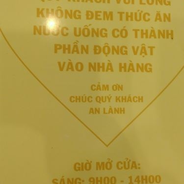 Thực đơn- Nhà Hàng Thiên Quốc Chay