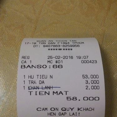 Tổng hợp- Quán Ăn Thiên Tân Quán - Ẩm Thực Việt & Hoa