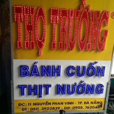 Thực đơn- Quán Ăn Thọ Trường - Bánh Cuốn Thịt Nướng