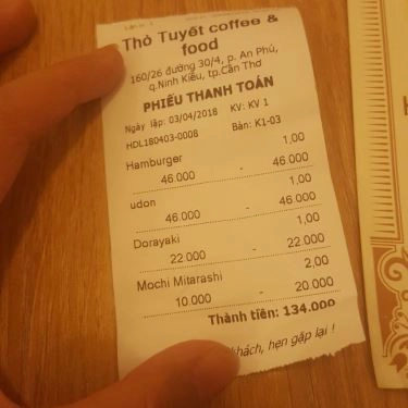 Thực đơn- Quán Ăn Thỏ Tuyết - Mì Ramen & Món Nhật