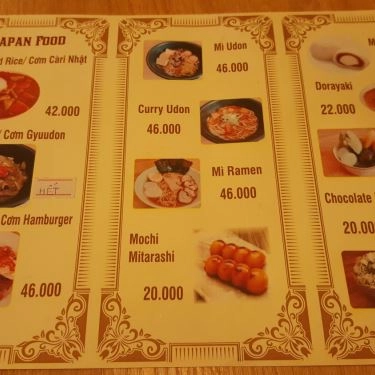 Thực đơn- Quán Ăn Thỏ Tuyết - Mì Ramen & Món Nhật