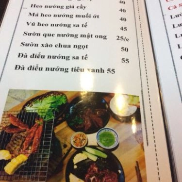 Thực đơn- Quán Ăn Thớt Gỗ Quán - Ung Văn Khiêm