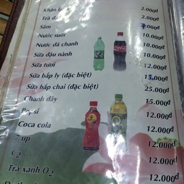 Thực đơn- Quán Ăn Thuận Đức - Các Món Chay