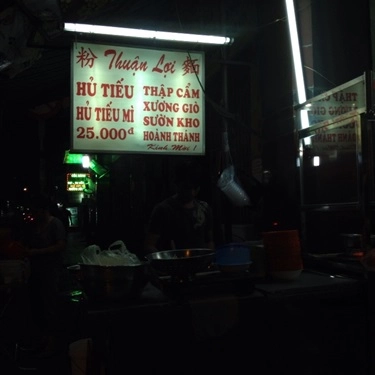 Thực đơn- Quán Ăn Thuận Lợi - Hủ Tiếu Mì