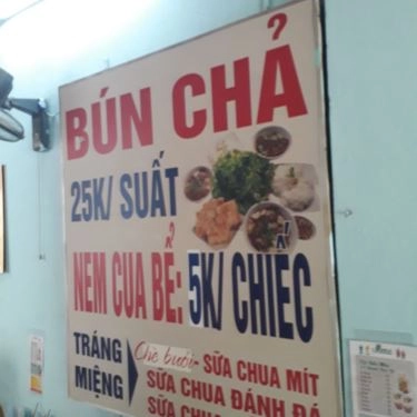 Thực đơn- Quán Ăn Thuỳ Dung - Bún Chả & Ăn Vặt