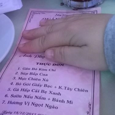 Thực đơn- Nhà Hàng Tiệc Cưới Quảng Đại 1