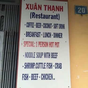 Tổng hợp- Quán Ăn Tiệm Cơm Xuân Thạnh