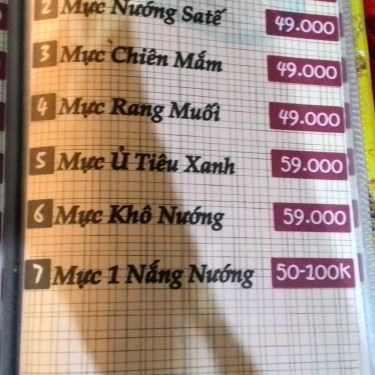 Thực đơn- Nhà Hàng Tim Restaurant - Các Món Nhậu