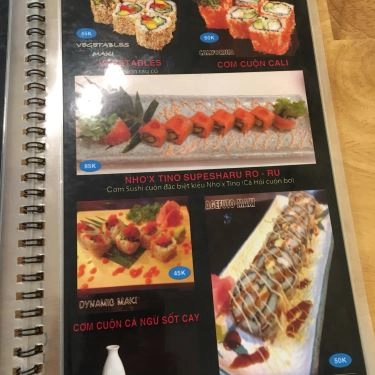Thực đơn- Quán Ăn Tino Sushi