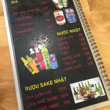 Thực đơn- Quán Ăn Tino Sushi