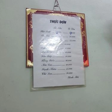 Thực đơn- Quán Ăn Tô Ký - Hủ Tíu Sa Tế