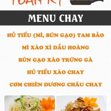 Thực đơn- Quán Ăn Toàn Ký GP - Cơm Chiên & Mì Xào