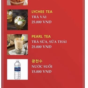 Thực đơn- Quán Ăn Topokki - Món Hàn - Đường D2
