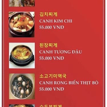 Thực đơn- Quán Ăn Topokki - Món Hàn - Đường D2