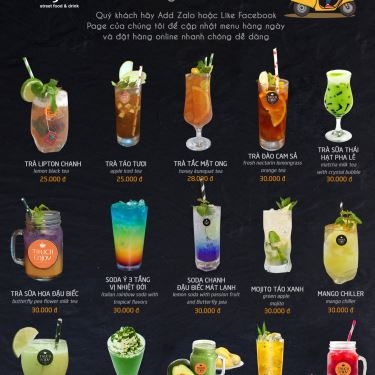Thực đơn- Quán Ăn Touch And Enjoy - Street Food & Drink