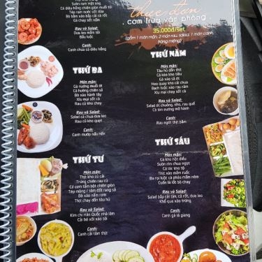 Thực đơn- Quán Ăn Touch And Enjoy - Street Food & Drink